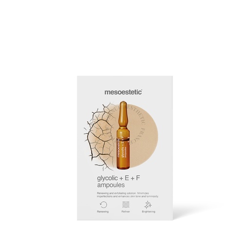 [4046] mesoestetic glycolic + E + F ampoules 